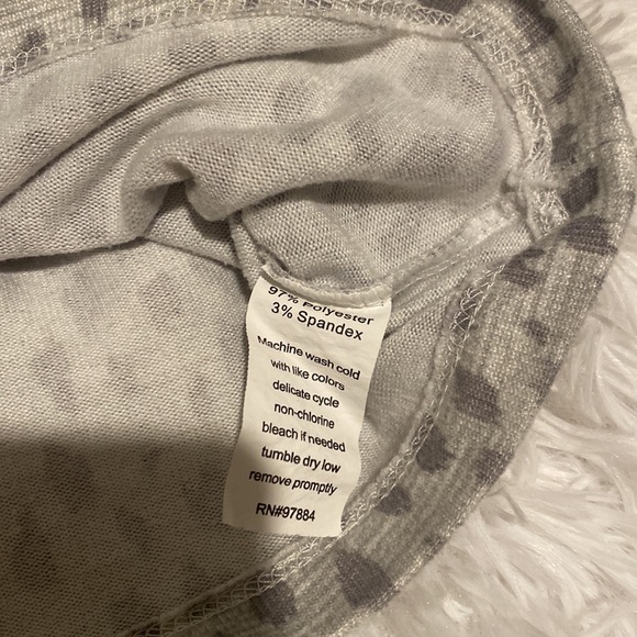 TART Collection intimates pajama set animal print tie tank and shorts - Picture 4 of 7